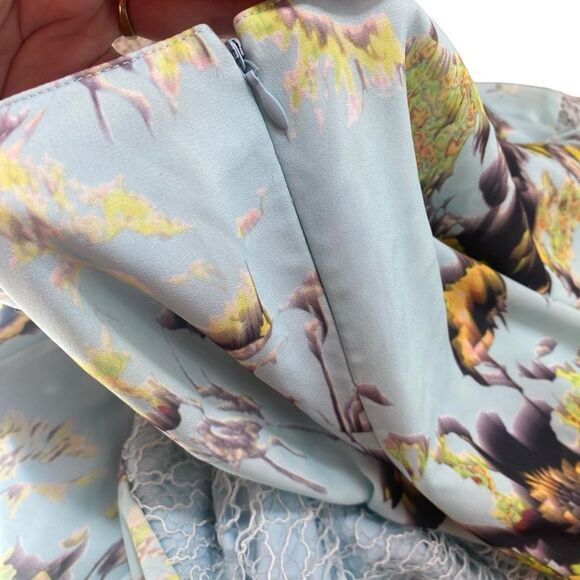 Anthropologie Sachin + Babi Women’s 0 Rainflower Lace Maxi Dress Floral Coquette - Picture 12 of 14